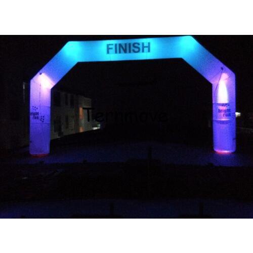 Inflatable lighting LED arches air blow blighting arch way balloon inflatable arch with led lighting for party decoration