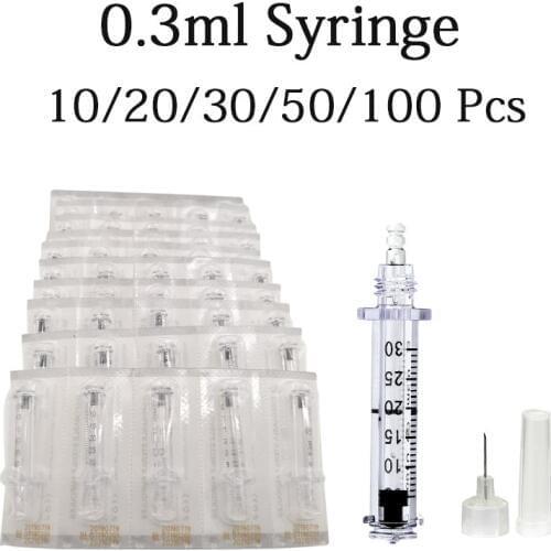 Sterile Syringe Ampoule Head for Hyaluron Pen Atomizer Meso Injection Gun Anti Wrinkle Lifting Face Lip Filler Syringe Needle