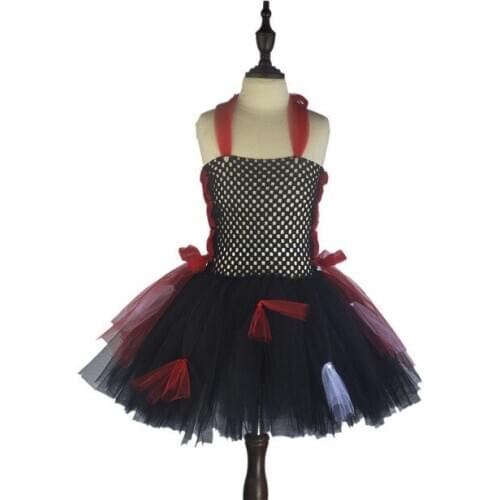 2018 New Vampire Halloween Cosplay Costumes For Kids Vampire Outfit Childrens Day Fancy Dress Anime Role Play Costume For Girls