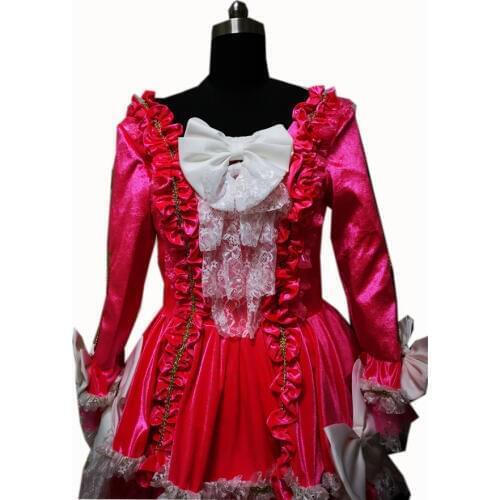 New pink Civil War Victorian Styled Gown Vintage Costumes Victorian Lolita Dress D-321