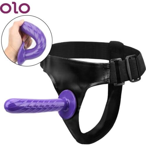 OLO Anal Vagina Massager Wearble Realistic Dildo Sex Toys For Woman Lesbian Strap-on Dildo Panties Silicone Big Dildo S/L
