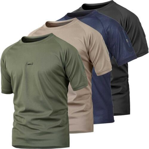 PAVEHAWK 2020 3d Round Neck Quick Dry Polyester Boys Army Shirt Breathable Outdoor Mans T-shirt Short Sleeve Camping Fishing 32