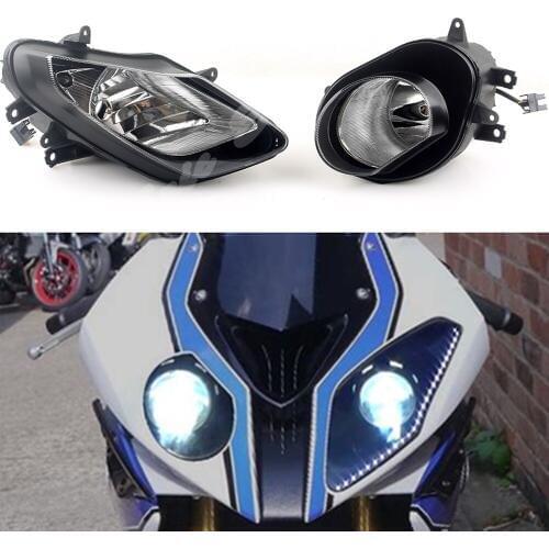 Motorcycle Front Headlight Lamp Assembly For BMW S1000RR 2009 2010 2011 2012 2013 2014 Clear Lens
