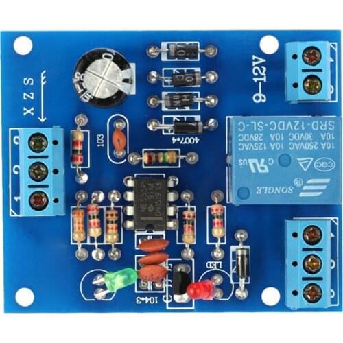 9V-12V Automatic Pumping Drainage Water Level Detection Water Pump Control Circuit Board Liquid Water Level Controller Sensor