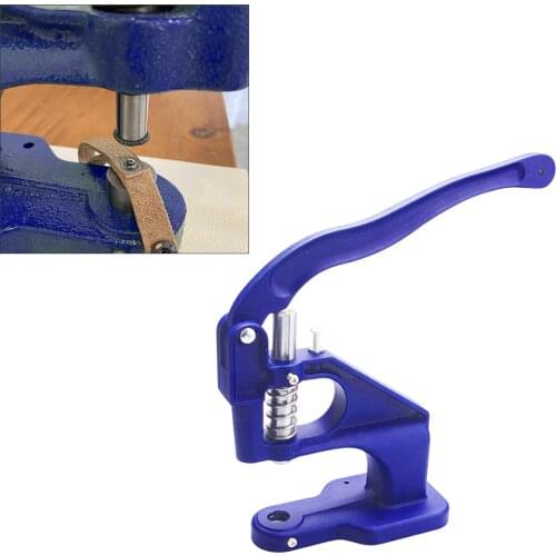 Hand Press Grommet Machine Grommet Eyelet Hole Punch Tool for DIY Crafts Sewing Snap Buttons Punch Buttons Snap Pressing