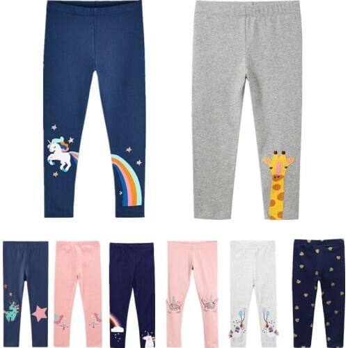 Baby Girls Cartoon Pants Baby Soft Long Pants Casual Girls Legging Children Clothes Cartoon Cotton Baby Legging 3 7 Yrs Pants