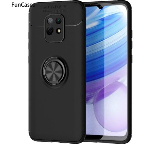 Rotate Freely Bracket Soft TPU Shell For Redmi 10X Pro 5G Case Mobile Phone Cases Xiaomi cover 9 Prime Note 10 9S 9C Max 9A 9i