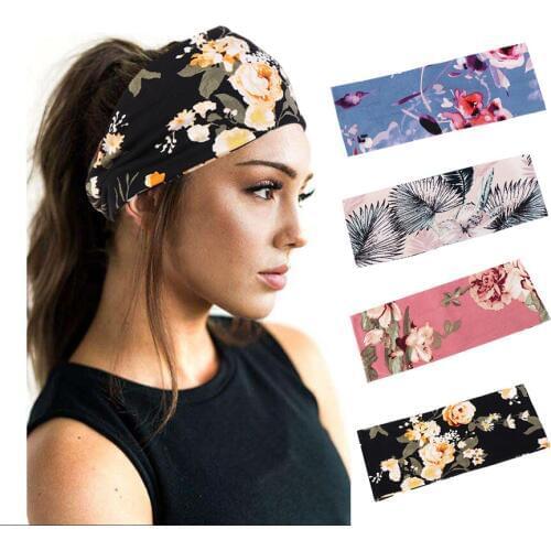 Women Headband Tie-dye Hairband With Button Face Holder Wearing Protect Ears Head Wrap Headbands Hair Band Hair Accessories