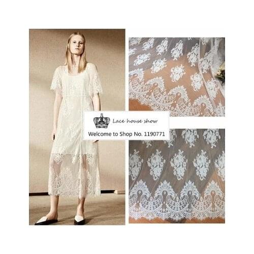 3 meters long fashion European black and white eyelash lace decoration diy clothes dress lace fabric