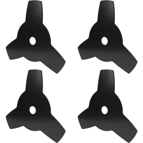 4pcs 10inch 3T Trimmer Blade Garden Yard Brush Cutter Tool for Lawn Mower