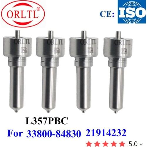4 pieces L357PBC Diesel Injector Nozzle L 357 PBC Injector Spare Parts Nozzle For 33800-84830 219142
