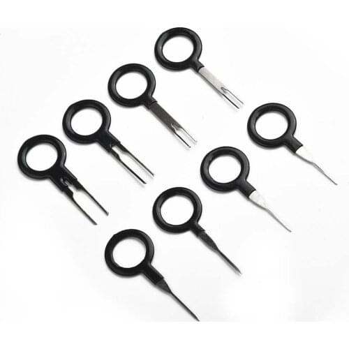 8Pcs/Set Automobile Plug Terminal Taking Out Tool Set Electrical Wiring Crimp Connector Pin Car Repair Tool