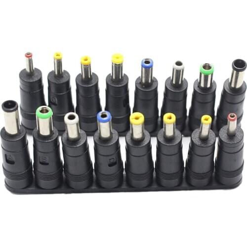 8pcs/set AC DC Power Charger Charging Adapter Tips Universal For Laptop Notebook