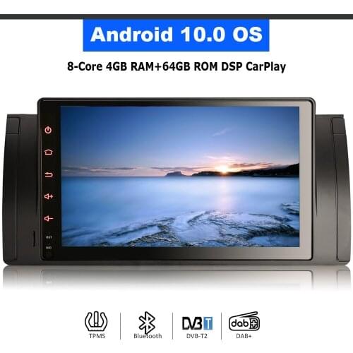 9" Android 10.0 Car Stereo DSP CarPlay & Auto GPS Navigation TPMS DAB+ 4G for Range Rover L322 BMW 5 Series E39 E53 X5 M5