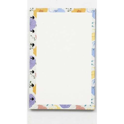 B6 loose-leaf refilled Mushroom Hole Notepad Inside Page Refill Notebook Inner Refill writing Paper Lace Inside Page DIY Binding