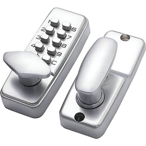 D Digital Keypad Entry Code Combination Keyless Setting Lock for Door - Located On Door Knob