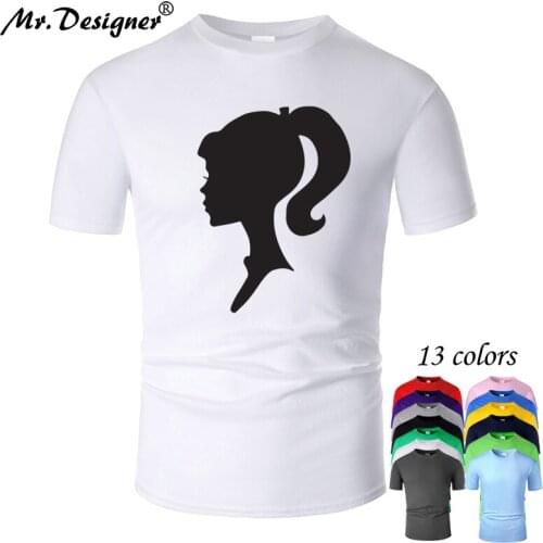 Beautiful Girl Line Art O Neck Cotton T Shirt Men and woman Unisex Summer Short Sleeve Designed Casual Top tees m01015
