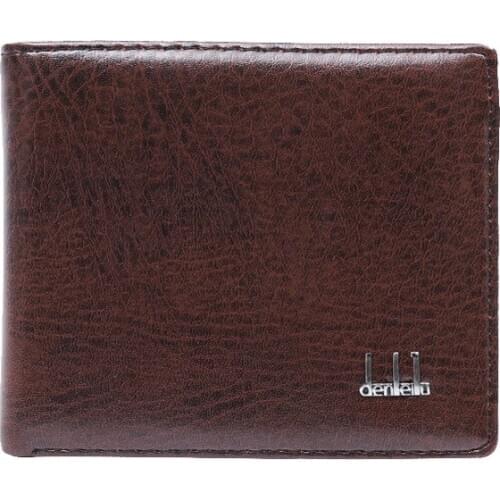 PU Leather Wallet Wallet Short Wallet Sample Factory Direct Mixed Batch Customization