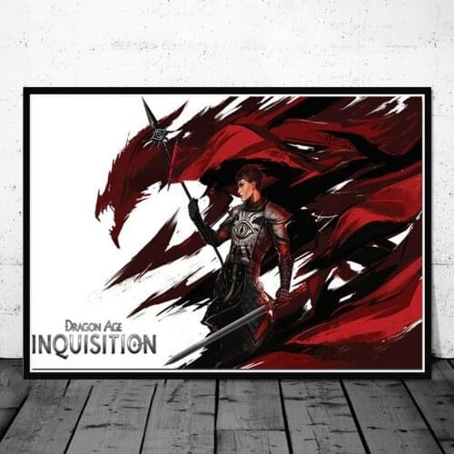 Dragon Age 3 Inquisition Game Canvas Painting Posters And Prints Wall Pictures For Living Room Decoration Home Decor Cuadros