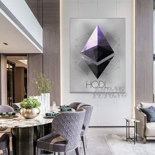 Paintings Wall Art Pattern Purple Hodl Canvas Modular Beautiful Cool Picture HD Print Posters Frame For Living Room Home Decor