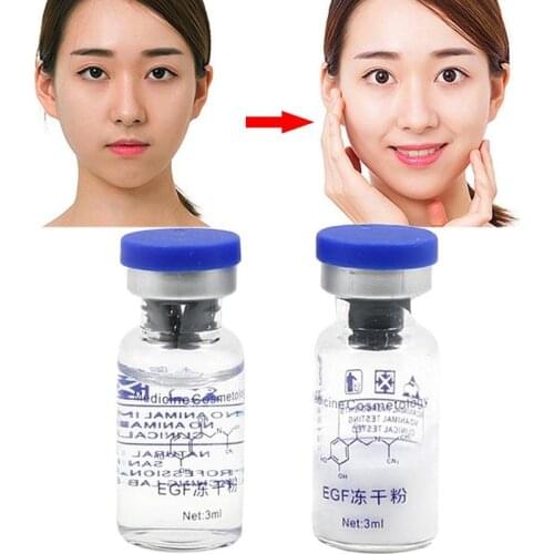 2pcs EGF Lyophilized Powder Repair Serum Professional Whitening Anti Ageing Anti Wrinkles Skin Repair Lyophilized Powder Liquid