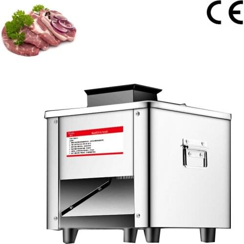 Multi-function Meat Cutting Machine 850W Stainless Steel Commercial Slicer Desktop Electric Meat Slicer Dicing Machine