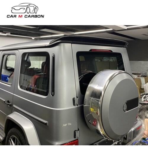 2020y new parts w464 g63 rear wing for g500 g63 g550 g350 dry carbon rear spoiler M design carbon fiber roof spoiler