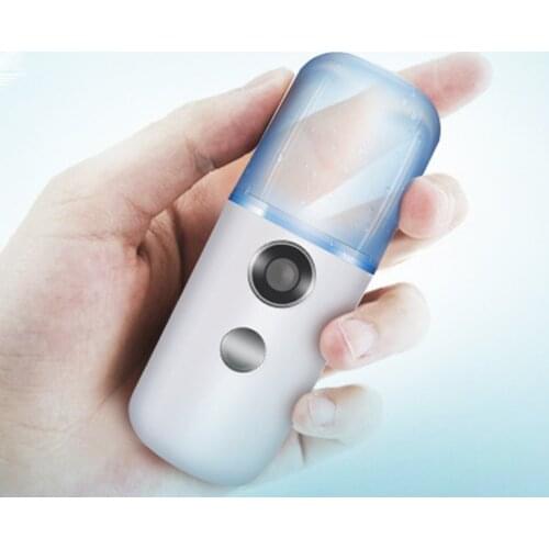 Portable Mini Mist Spray Facial Moisturizing USB Rechargeable Beauty Instrument Face Humidifier Daily Cooling Water Sprayer