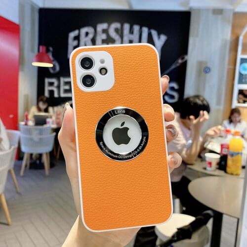 Luxury Shockproof Lens Protection Leather Mobile Phone Case For iPhone 11 12 Pro Max X XS XR Smartphone Cover Fundas Coque Bags
