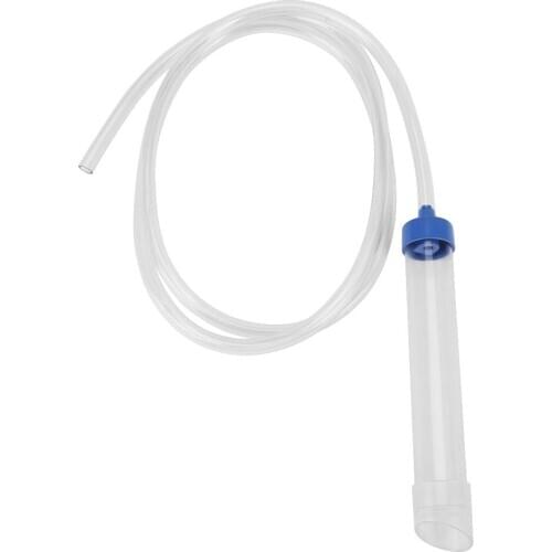 Aquarium Clean Vacuum Manual Water Changer Gravel Cleaner Siphon Tube Fish Tank Cleaning Tool