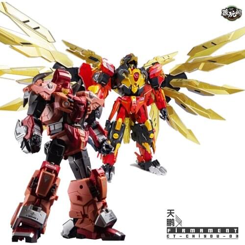 Transformation Cang-Toys CT02 CT-02 CT-Chiyou-02 Landbull Tantrum Predaking Combiner PVC Model Action Figure Robot IN STOCK