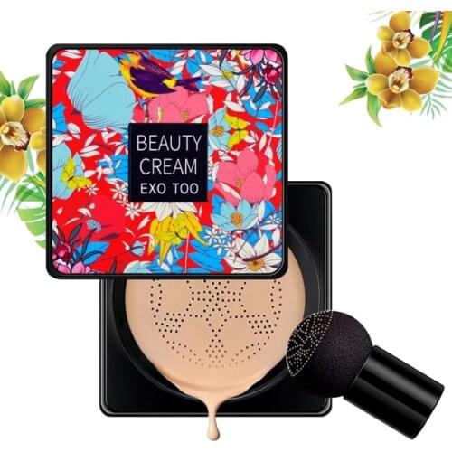 Mushroom Head Air Cushion BB Cream Foundation Cream for Face Makeup Concealer Cushion for Face Comestics Make Up Cushion Compact