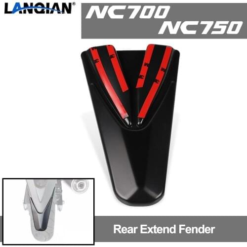 For Honda NC700 NC750 S X NC7000S NC750S NC700X NC750X Integra 2012 2013 2014 2015 Motorcycle Rear Extend Fender Mudguard Parts