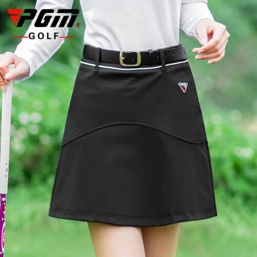 PGM Womens Short Golf Skirt Outdoor Sports Girl Skirt Anti-Wrinkle Badminton Tennis Skirts Athletic XS-XL Golf Clothes QZ056