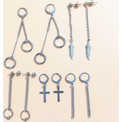 10 pcs/set KPOP Bangtan Boys Album JIMIN Stud Earrings Korean Fashion Jewelry Accessories For Mens And Womens Earring