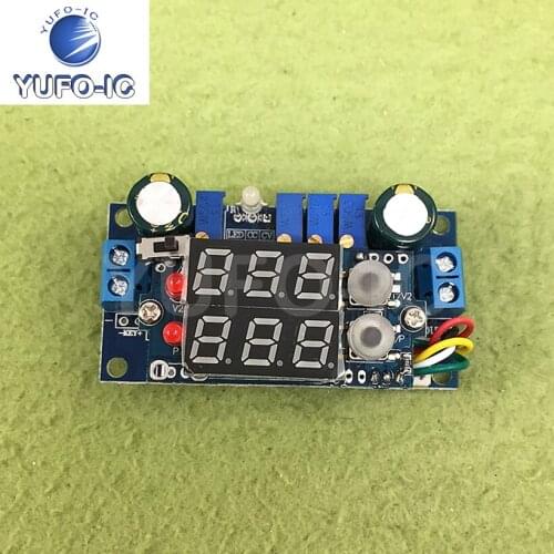 2pcs MPPT5A Solar Controller DC-DC Step-down Module with Digital Constant Voltage and Constant Current Charging the Battery