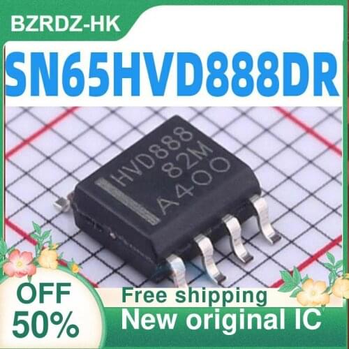 5PCS/lot SN65HVD888DR HVD888 SOP-8 RS-485 New original IC