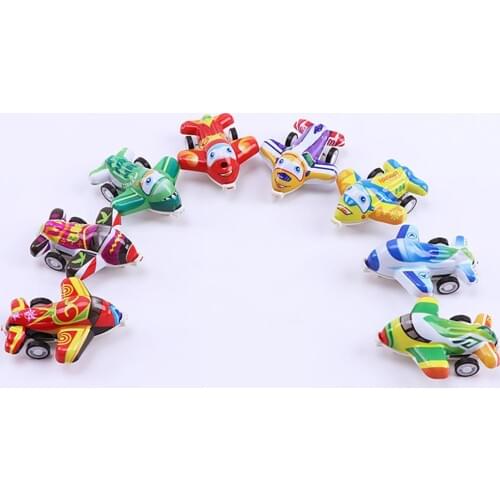 5Pcs Random Color Mini Pull Back Plane Little Simulation Model Kids Children Playing Toy Mini Pull Back Plane Gift for Children