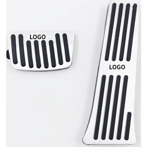 Aluminium Car Accelerator Fuel Brake Pedal Foot Rest Pedals Cover Pad For Kia Sportage 4 QL 2016 2017 2018 2019 2020 Accessories