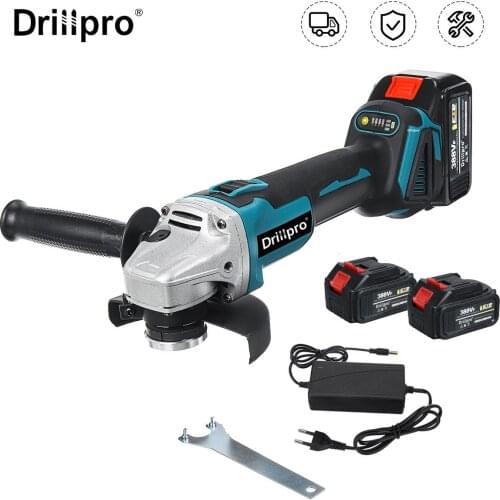 125MM Brushless Angle Grinder Cutting Machine Power Tool With Lithium-Ion Battery Electric Grinder for Makita 18V Battery