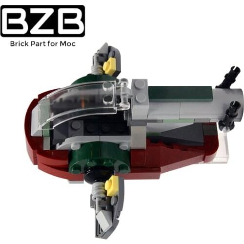 BZB MOC 20373 Mini Slave One Star Trek High Tech Building Block Model decorations Kids Toys DIY Bricks Parts Brithday Best Gifts