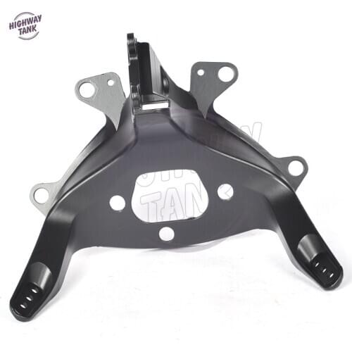 Black motorcycle Headlight Fairing Stay Bracket Cowling Upper case for Yamaha YZF R6 2003-2009