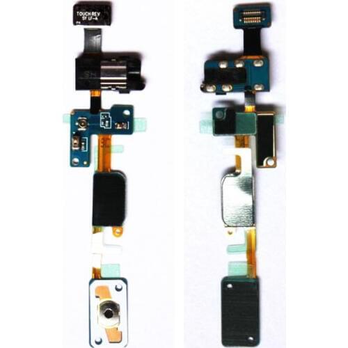 For Samsung Galaxy J7 Prime On7 2016 SM-G610 Home Button Cable With Earphone Headphone Jack
