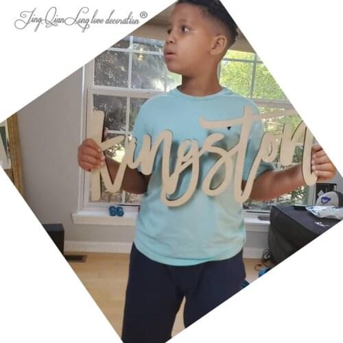 Customized personalized letters Wooden Letter Wooden Monogram Wall Hanging Large Wooden Letters Cursive Wood Lette