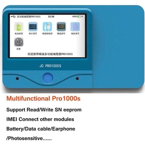 JC PRO1000S PCIE NAND Programmer 32/64 Bit HDD Read Write Repair Tool for iPhone xs/xsmax/x/8/8plus/7/7p/6s/6sp for iPad Unlock