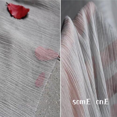 Lace Tulle Fabric High end Grey Strip Tradition Plant dyeing DIY Patchwork Skirt Veil Art Decor Dress Designer Fabric 50*120cm