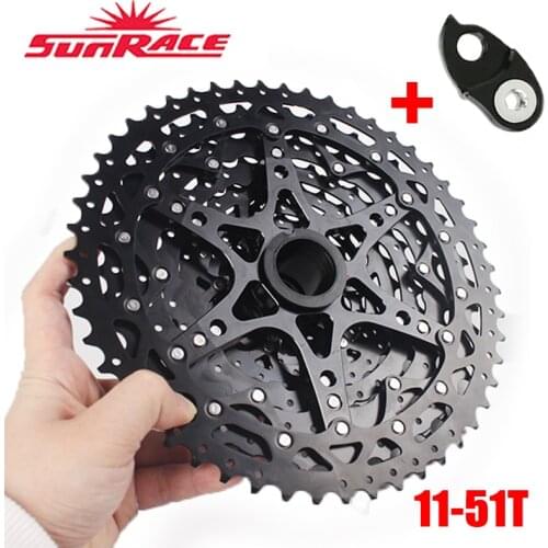 SunRace CSMS8 11 Speed Cassette Wide Ratio Mountain Bike Freewheel Bicycle Cards type Flywheel 11-51T Ultralight Bike parts
