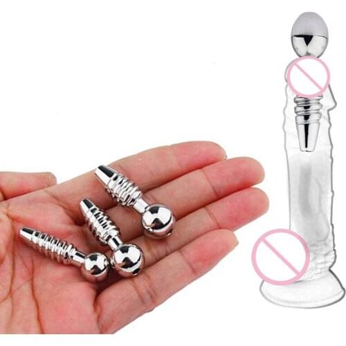 Metal 8/9/10mm Penis Plug Hollow Urethra Sounds Tube Set Sex Toys for Men Male Masturbator Cook Cathreter Dilator BDSM Toys Dick