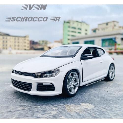 Bburago 1:24 Volkswagen VW Scirocco R Boyfriend simulation alloy car model crafts decoration collection toy tools gift