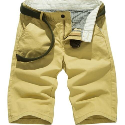 HOT 2020 Summer Outdoor Sport Hiking Camping Mountain Climbing Solid Straight Cotton militar Camo cargo tactical Shorts Men